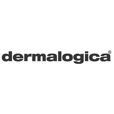 Das Bild zeigt das Dermalogica-Logo mit dem Markennamen dermalogica in fetten, schwarzen Kleinbuchstaben auf weißem Hintergrund.